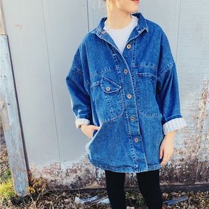 Current Seen Vintage Oversized Jean Jacket